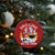Funny Xmas Grilling Santa Christmas Ornament Grilling On The Snow - Wonder Print Shop