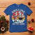 Funny Christmas Grilling Santa T Shirt Grilling On The Snow - Wonder Print Shop