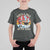Funny Christmas Grilling Santa T Shirt For Kid Grilling On The Snow - Wonder Print Shop