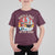 Funny Christmas Grilling Santa T Shirt For Kid Grilling On The Snow - Wonder Print Shop