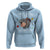 Funny I Survived 100 Days Of School Moo Deng Hoodie It's I'm Fine Everything Is Fine