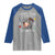 Funny I Survived 100 Days Of School Moo Deng Raglan Shirt It's I'm Fine Everything Is Fine