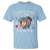 Funny I Survived 100 Days Of School Moo Deng T Shirt It's I'm Fine Everything Is Fine