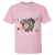 Funny I Survived 100 Days Of School Moo Deng T Shirt It's I'm Fine Everything Is Fine