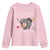 Funny I Survived 100 Days Of School Moo Deng Youth Sweatshirt It's I'm Fine Everything Is Fine