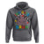 Funny Moo Deng 100 Days Bruh Hoodie Happy 100 Days Of School