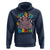 Funny Moo Deng 100 Days Bruh Hoodie Happy 100 Days Of School