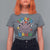 Funny Moo Deng 100 Days Bruh T Shirt For Women Happy 100 Days Of School