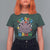 Funny Moo Deng 100 Days Bruh T Shirt For Women Happy 100 Days Of School