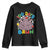 Funny Moo Deng 100 Days Bruh Youth Sweatshirt Happy 100 Days Of School