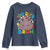 Funny Moo Deng 100 Days Bruh Youth Sweatshirt Happy 100 Days Of School