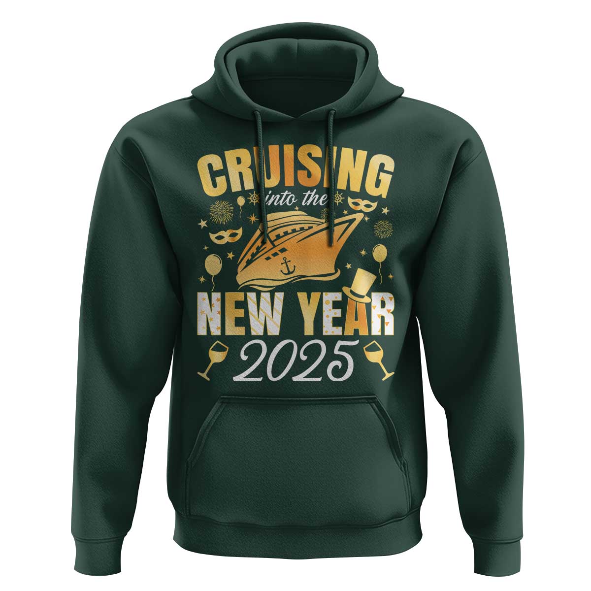 Family New Year's Trip 2025 Hoodie Cruising Into The New Year 2025