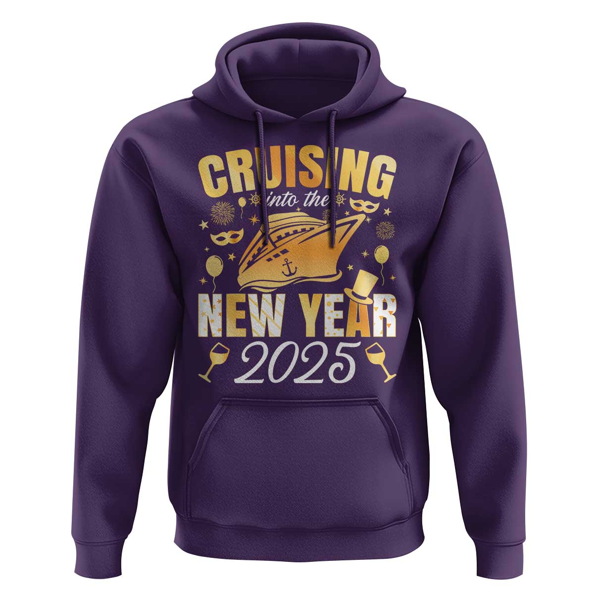 Family New Year's Trip 2025 Hoodie Cruising Into The New Year 2025