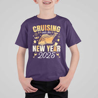 Family New Year's Trip 2025 T Shirt For Kid Cruising Into The New Year 2025