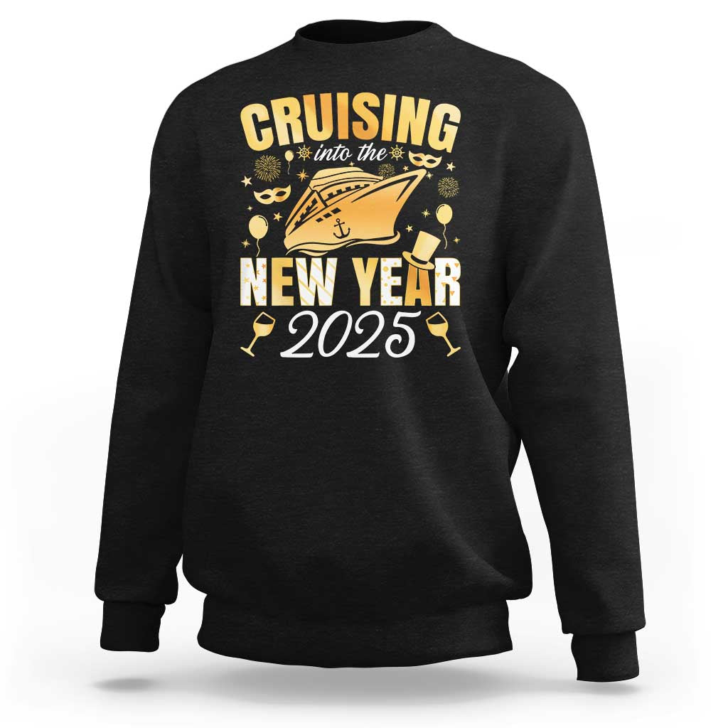 Family New Year's Trip 2025 Sweatshirt Cruising Into The New Year 2025