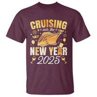 Family New Year's Trip 2025 T Shirt Cruising Into The New Year 2025 - Wonder Print Shop
