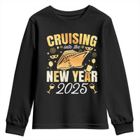 Family New Year's Trip 2025 Youth Sweatshirt Cruising Into The New Year 2025