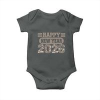 Camo Happy New Year Party 2026 Baby Onesie Camouflage NYE Party - Wonder Print Shop