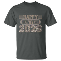 Camo Happy New Year Party 2026 T Shirt Camouflage NYE Party - Wonder Print Shop