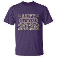 Camo Happy New Year Party 2026 T Shirt Camouflage NYE Party - Wonder Print Shop