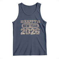 Camo Happy New Year Party 2026 Tank Top Camouflage NYE Party - Wonder Print Shop