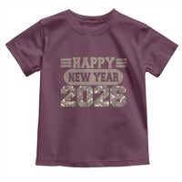 Camo Happy New Year Party 2026 Toddler T Shirt Camouflage NYE Party - Wonder Print Shop