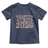Camo Happy New Year Party 2026 Toddler T Shirt Camouflage NYE Party - Wonder Print Shop