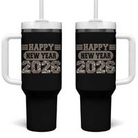 Camo Happy New Year Party 2026 Tumbler With Handle Camouflage NYE Party - Wonder Print Shop