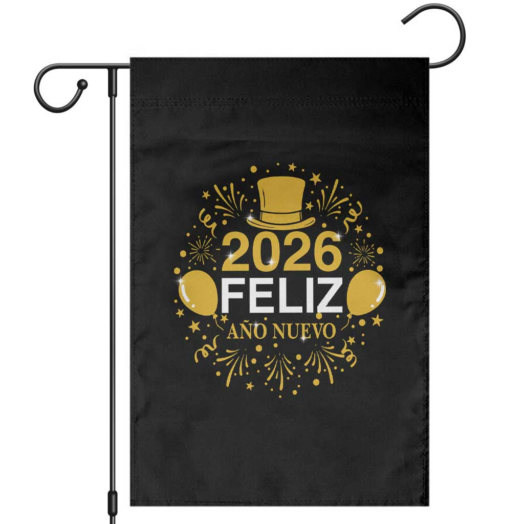 Spanish Mexican New Year 2026 Garden Flag Feliz Ano Nuevo NYE Party - Wonder Print Shop