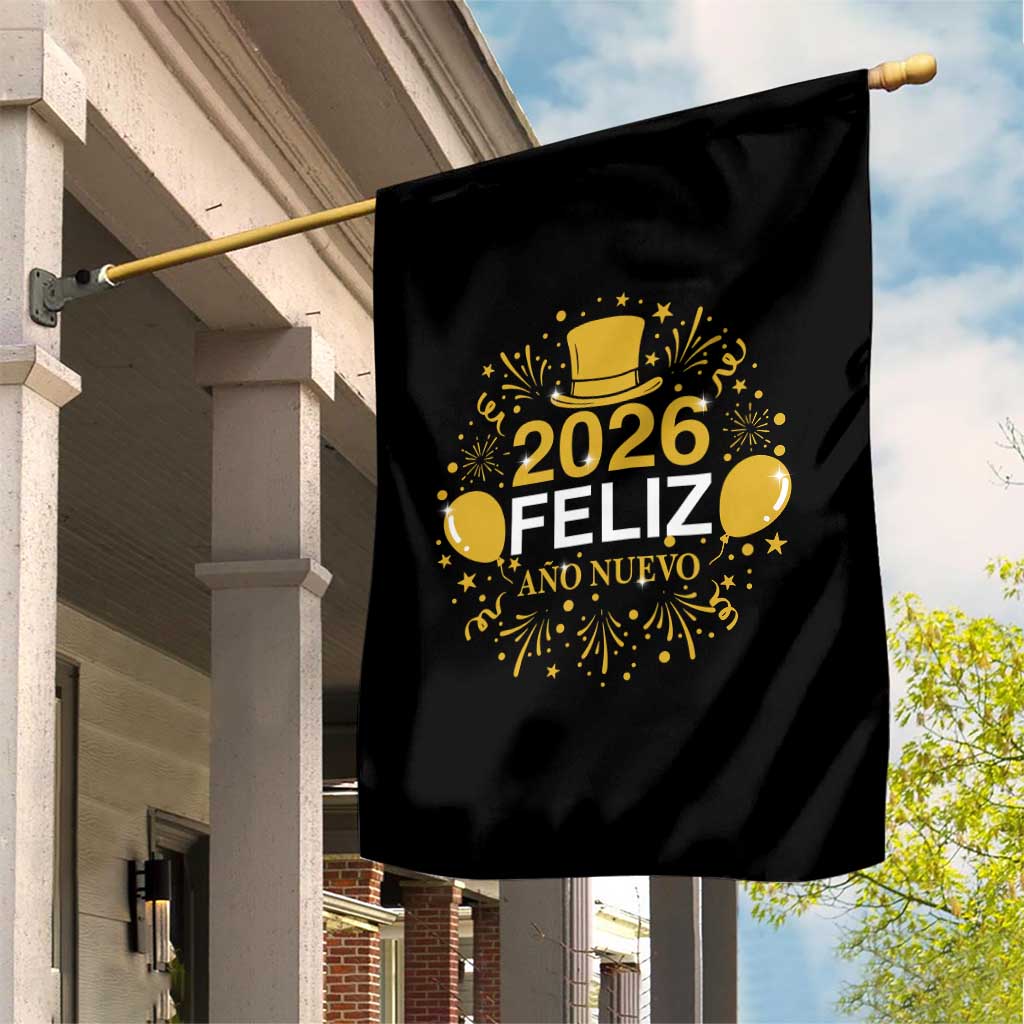 Spanish Mexican New Year 2026 Garden Flag Feliz Ano Nuevo NYE Party - Wonder Print Shop