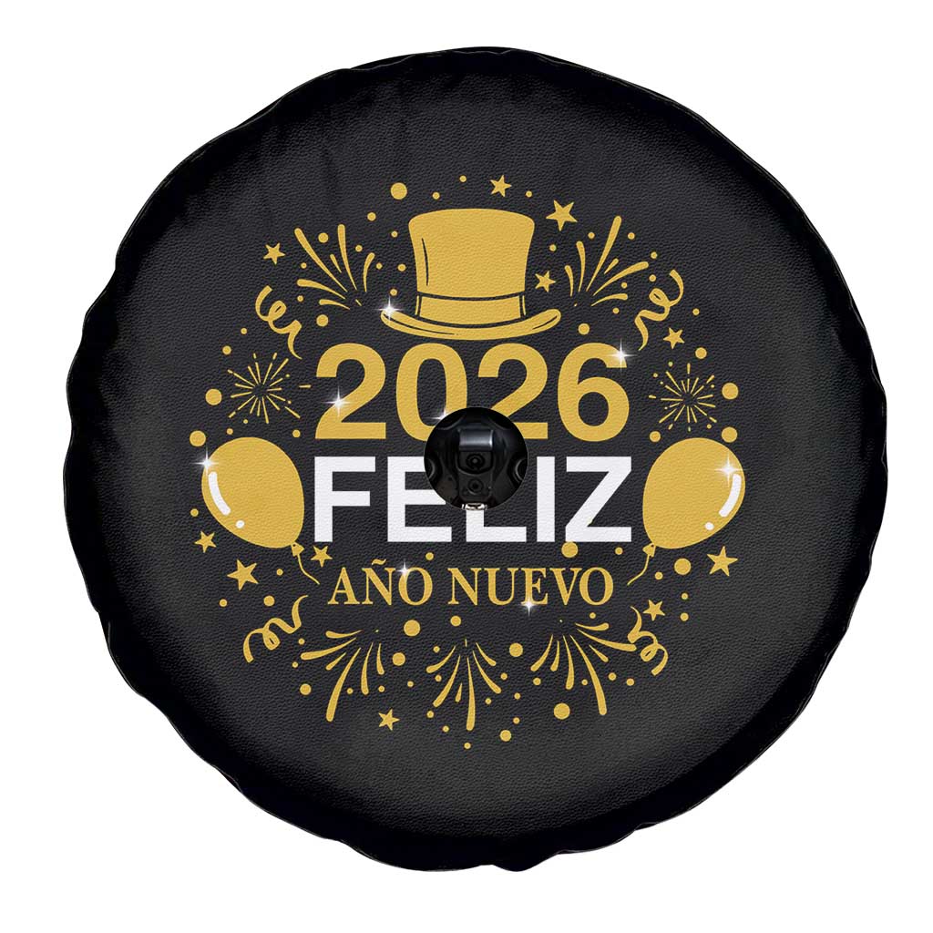 Spanish Mexican New Year 2026 Spare Tire Cover Feliz Ano Nuevo NYE Party - Wonder Print Shop