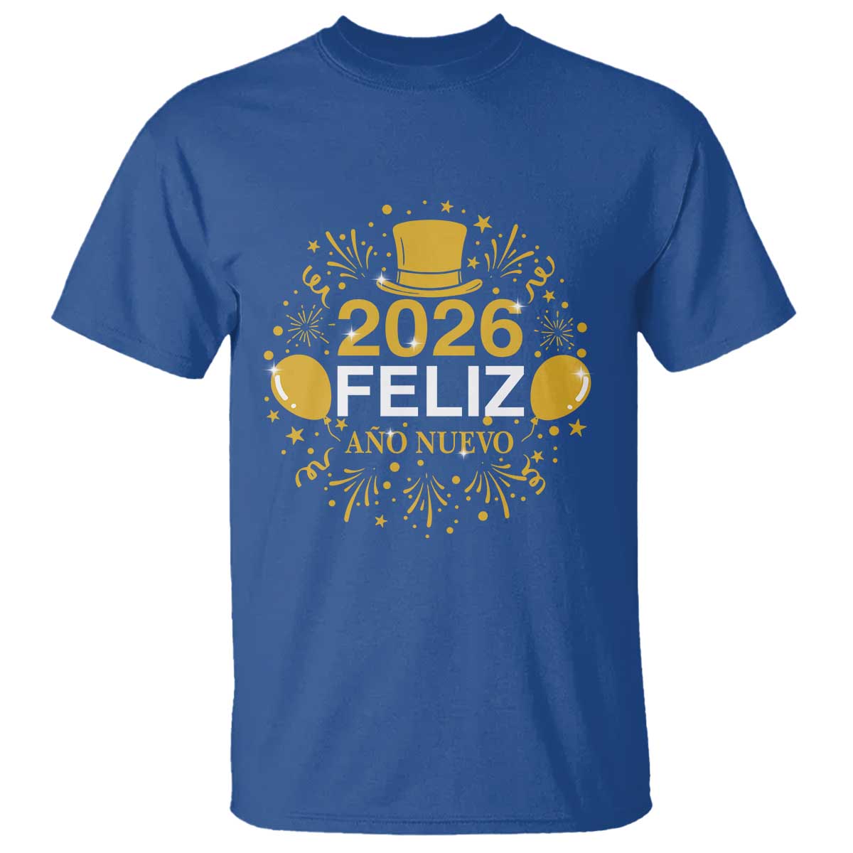 Spanish Mexican New Year 2026 T Shirt Feliz Ano Nuevo NYE Party - Wonder Print Shop