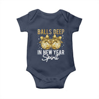 Funny New Year Disco Ball Baby Onesie Balls Deep In New Year Spirit - Wonder Print Shop