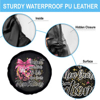 Funny Suspect Never Sticks To Her New Years Resolutions Spare Tire Cover Coquette Disco Ball - Wonder Print Shop
