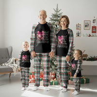 Funny Suspect Never Sticks To Her New Years Resolutions Plaid Pajama Set Coquette Disco Ball - Wonder Print Shop