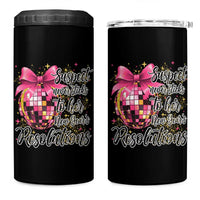 Funny Suspect Never Sticks To Her New Years Resolutions 4 in 1 Can Cooler Tumbler Coquette Disco Ball - Wonder Print Shop