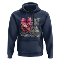 Funny Suspect Never Sticks To Her New Years Resolutions Hoodie Coquette Disco Ball - Wonder Print Shop