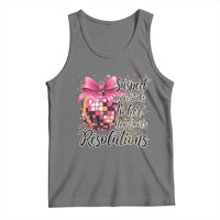 Funny Suspect Never Sticks To Her New Years Resolutions Tank Top Coquette Disco Ball - Wonder Print Shop