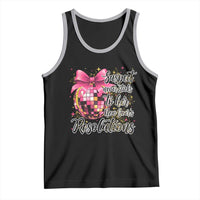 Funny Suspect Never Sticks To Her New Years Resolutions Tank Top Coquette Disco Ball - Wonder Print Shop