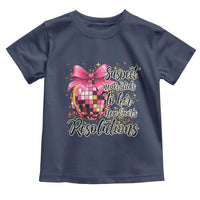 Funny Suspect Never Sticks To Her New Years Resolutions Toddler T Shirt Coquette Disco Ball - Wonder Print Shop