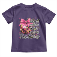 Funny Suspect Never Sticks To Her New Years Resolutions Toddler T Shirt Coquette Disco Ball - Wonder Print Shop