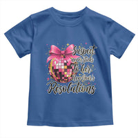 Funny Suspect Never Sticks To Her New Years Resolutions Toddler T Shirt Coquette Disco Ball - Wonder Print Shop