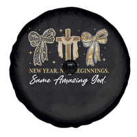 New Year New Beginnings Same Amazing God Spare Tire Cover Christian New Years Eve - Wonder Print Shop