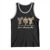 New Year New Beginnings Same Amazing God Tank Top Christian New Years Eve - Wonder Print Shop