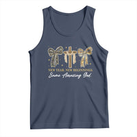 New Year New Beginnings Same Amazing God Tank Top Christian New Years Eve - Wonder Print Shop