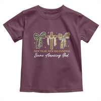 New Year New Beginnings Same Amazing God Toddler T Shirt Christian New Years Eve - Wonder Print Shop