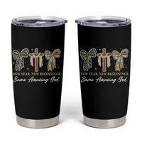 New Year New Beginnings Same Amazing God Tumbler Cup Christian New Years Eve - Wonder Print Shop