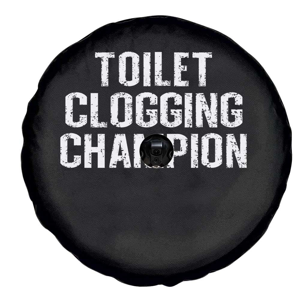Toilet Clogging Champion Spare Tire Cover Funny Meme - Wonder Print Shop
