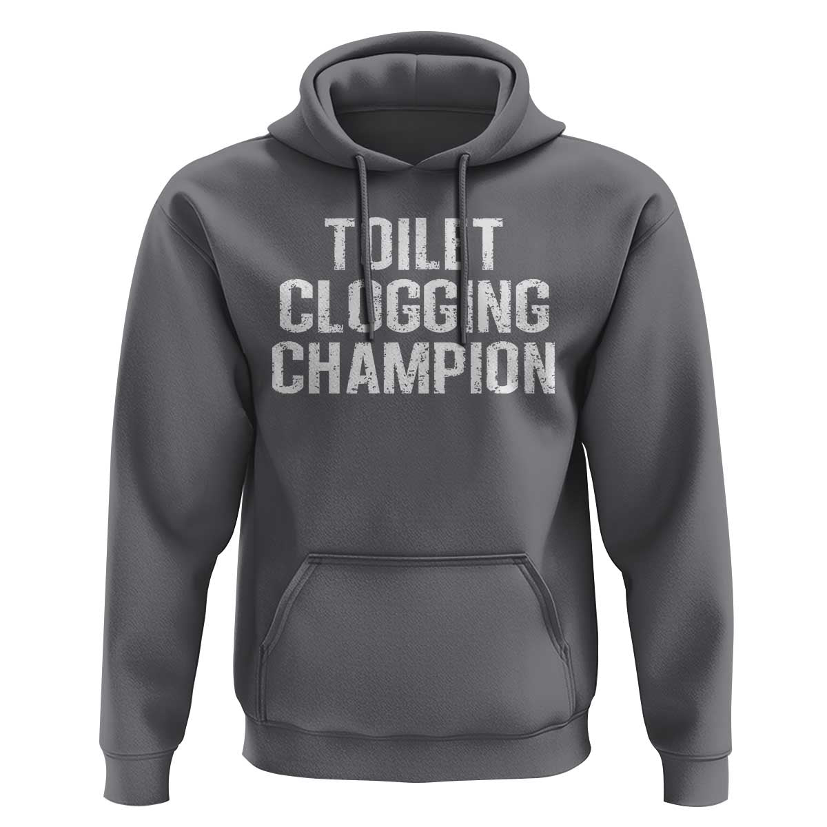 Toilet Clogging Champion Hoodie Funny Meme - Wonder Print Shop