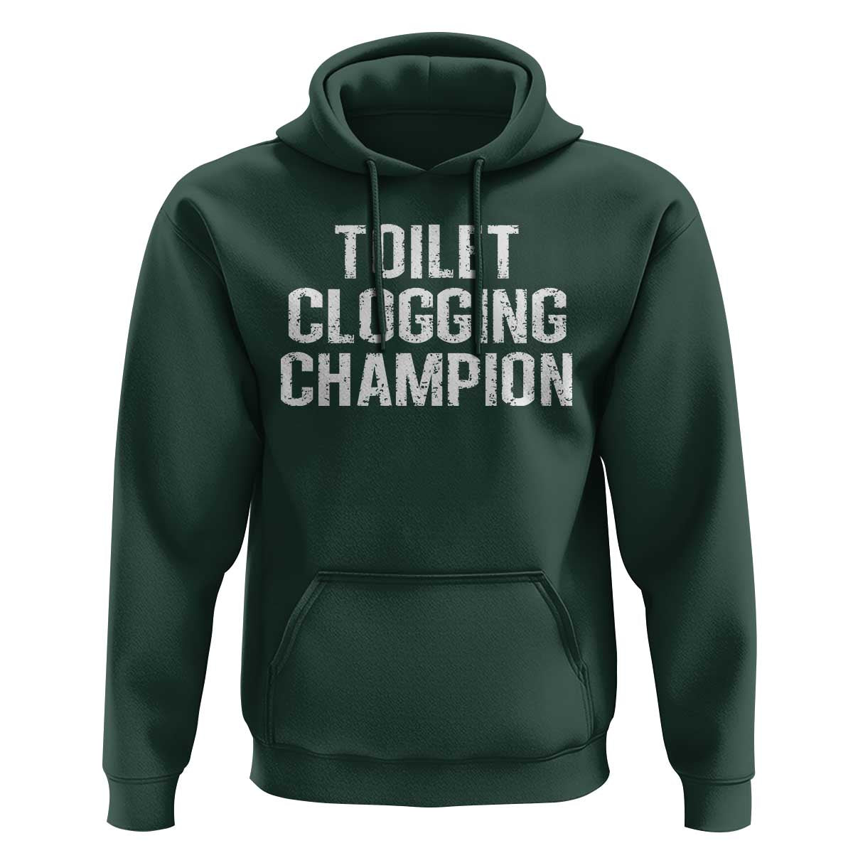 Toilet Clogging Champion Hoodie Funny Meme - Wonder Print Shop